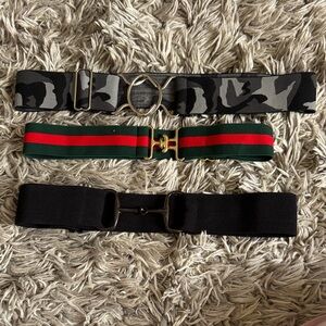 PACK OF EQUESTRIAN BELTS ADJUSTABLE